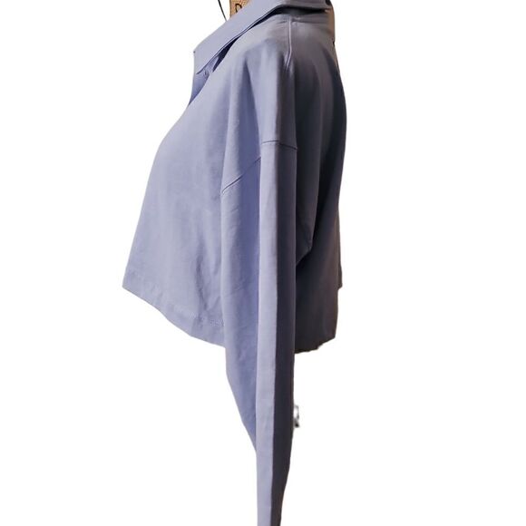 COTTON ON BODY WOMEN'S POLO LONG SLEEVE TOP BLUE SIZE S - Picture 3 of 8